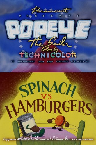 Spinach vs Hamburgers